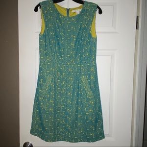 Diane Von Furstenberg Sleeveless Overlay Dress